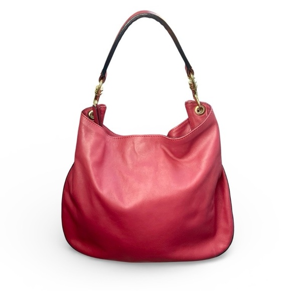 Kuna Handbags - KUNA Red Leather Shoulder Bag by Beatrice ciabatti Italy old money purse